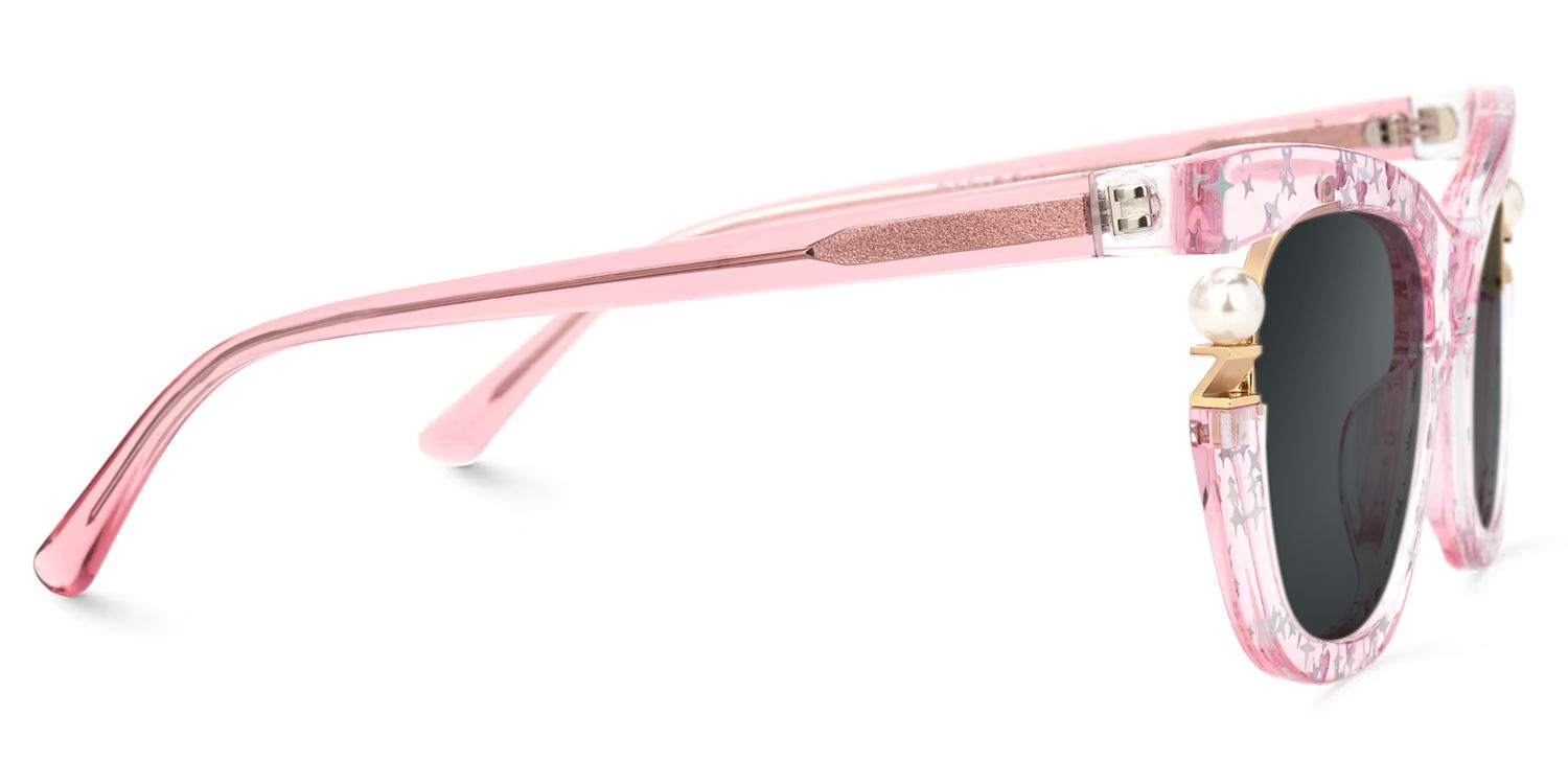 Pearl Pink Cat Eye Sunglasses to Frame Your Face | ZEELOOL UK2