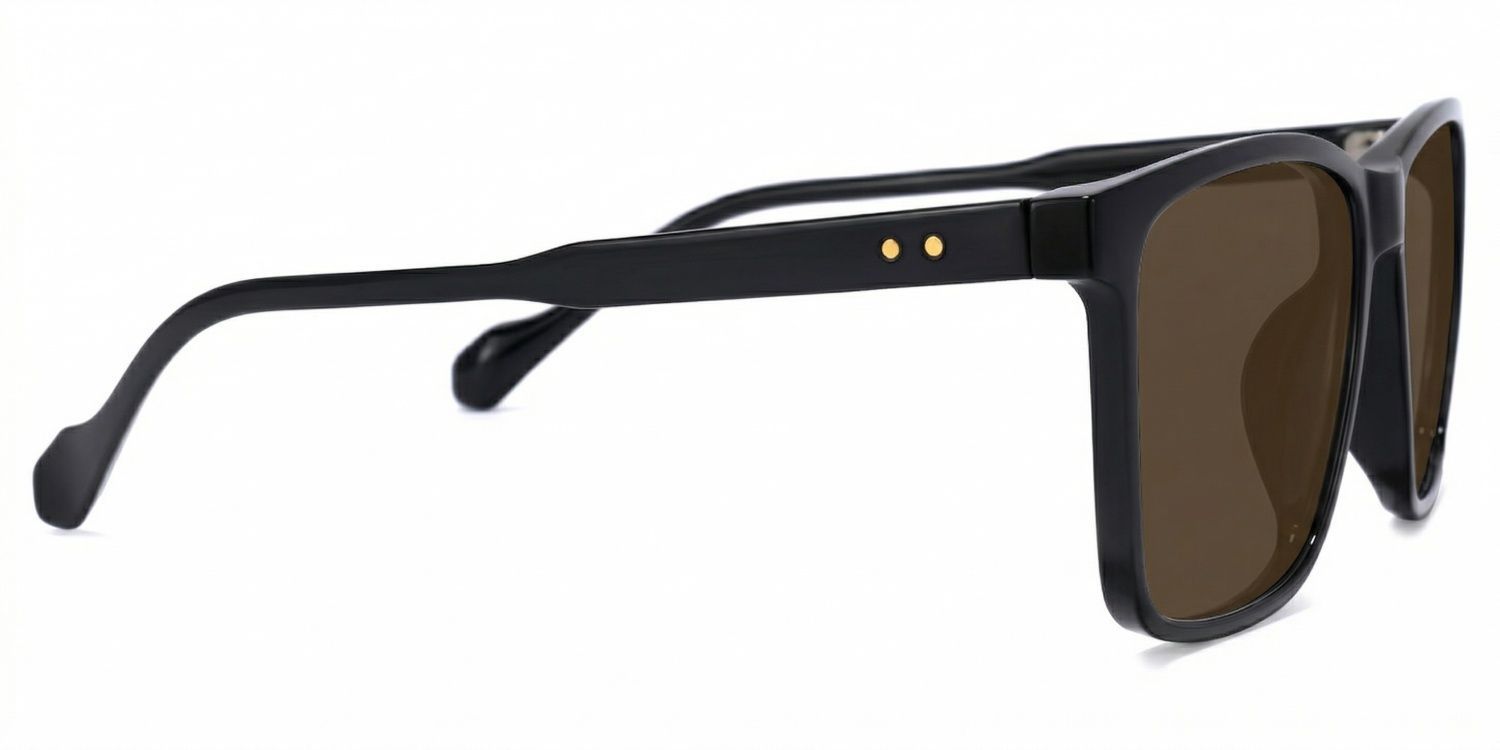Burgos Square Black Glasses | Zeelool Glasses2