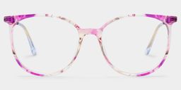 Chanty Purple Round Glasses1