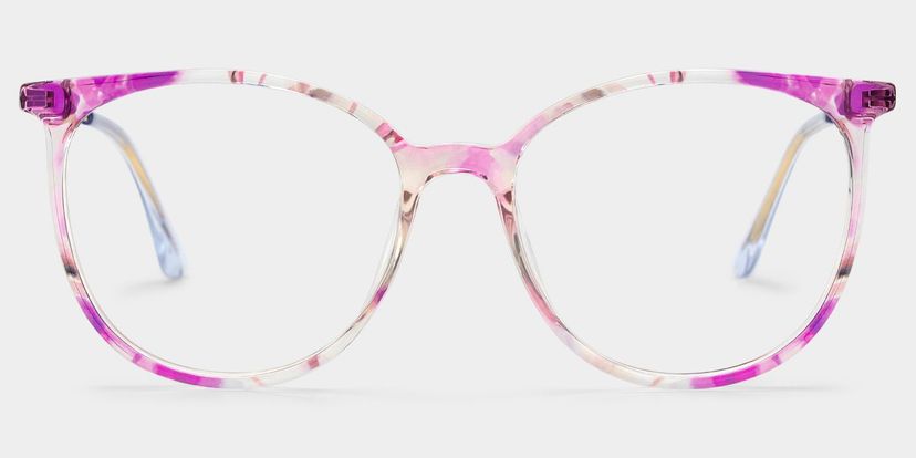 Chanty Purple Round Glasses