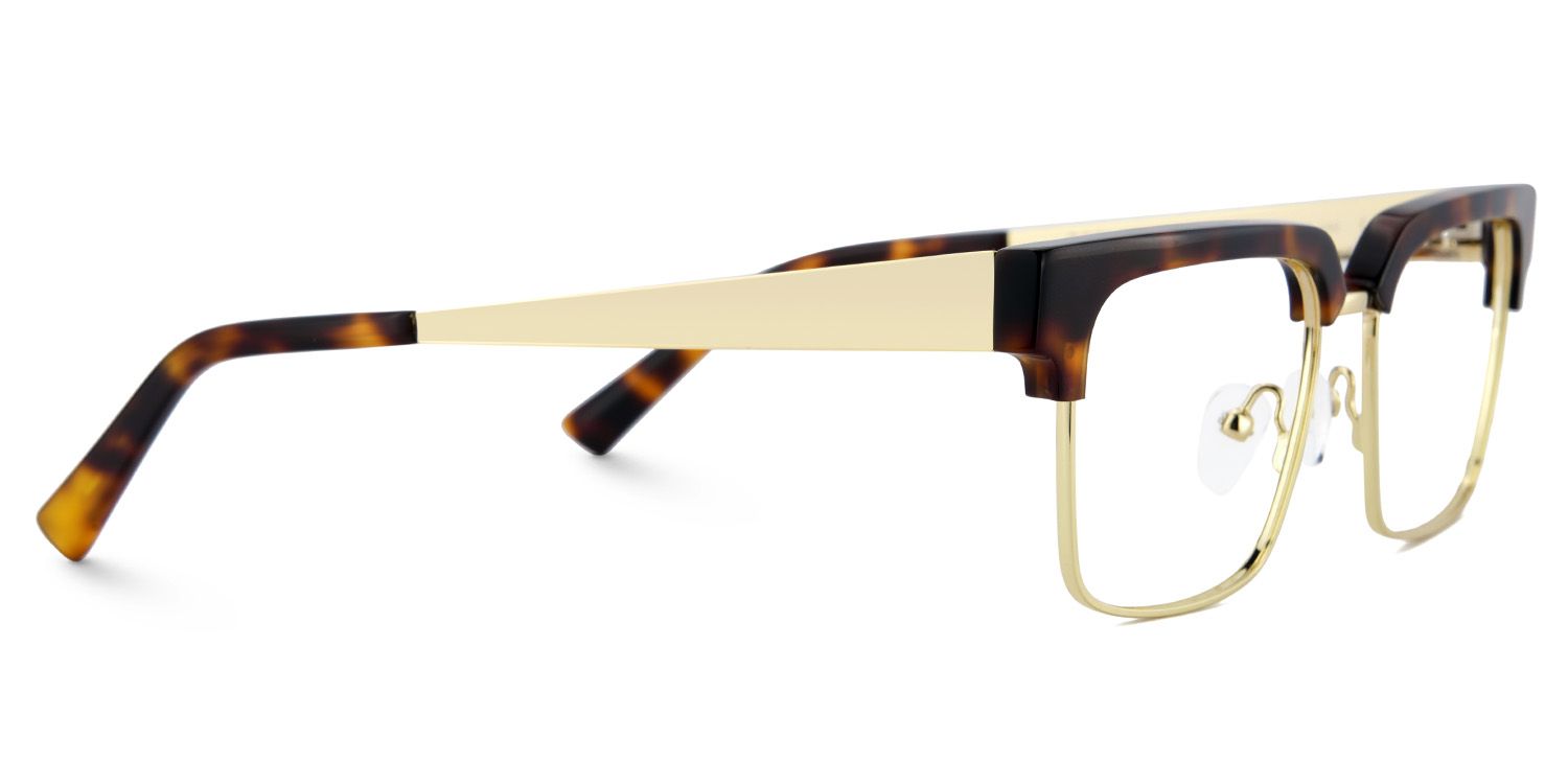 Tortoise Browline Frame Glasses - Gerena on Sale | ZEELOOL UK4