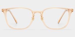 Lily Rectangle Yellow Glasses1