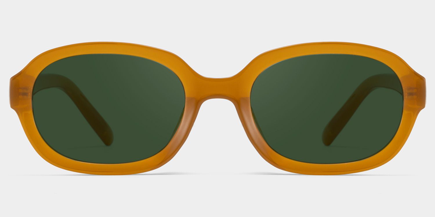 Astra Brown Frame Polarized Sunglasses with geometric Style Online | ZEELOOL UK0