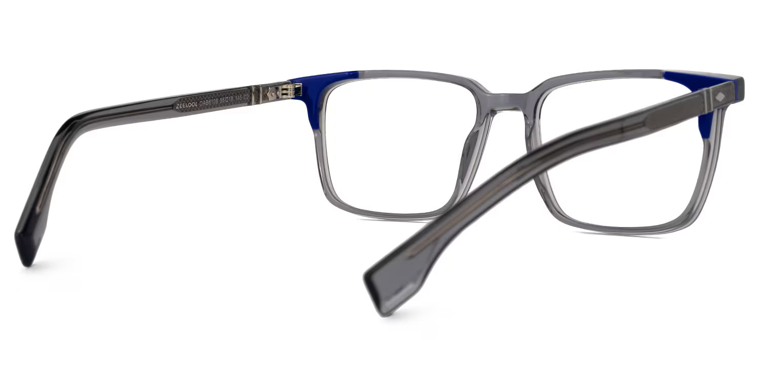 Davila Rectangle Gray Glasses3