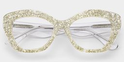 Giselle  Cat-eye Silver Glasses2
