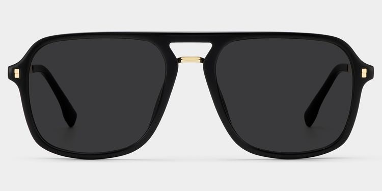 Kilworth Aviator Black Glasses