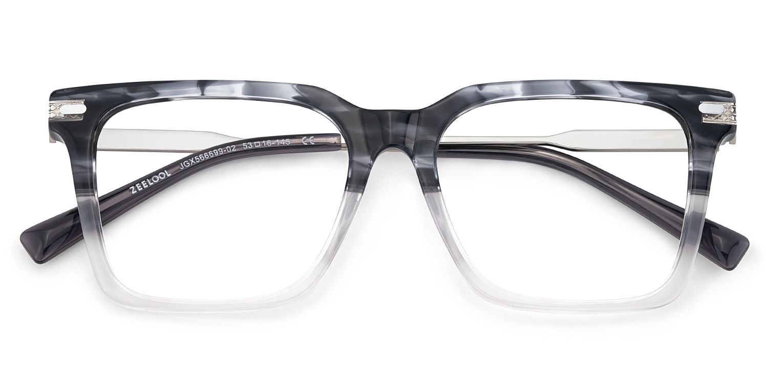 Men's Rectangular Frames | ZEELOOL UK2