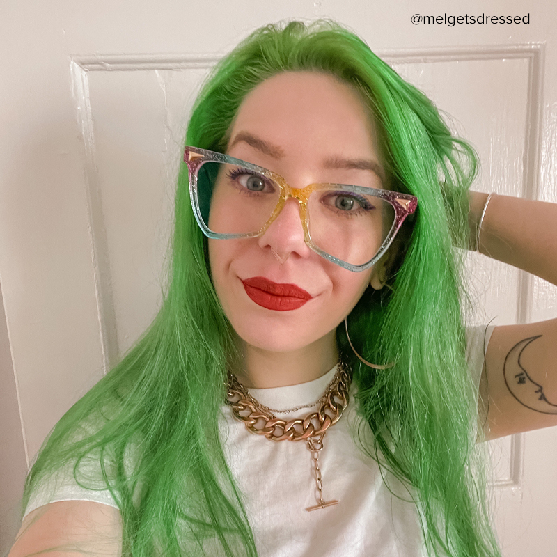 Cicely Geometrical Rainbow Eyeglasses | ZEELOOL UK8