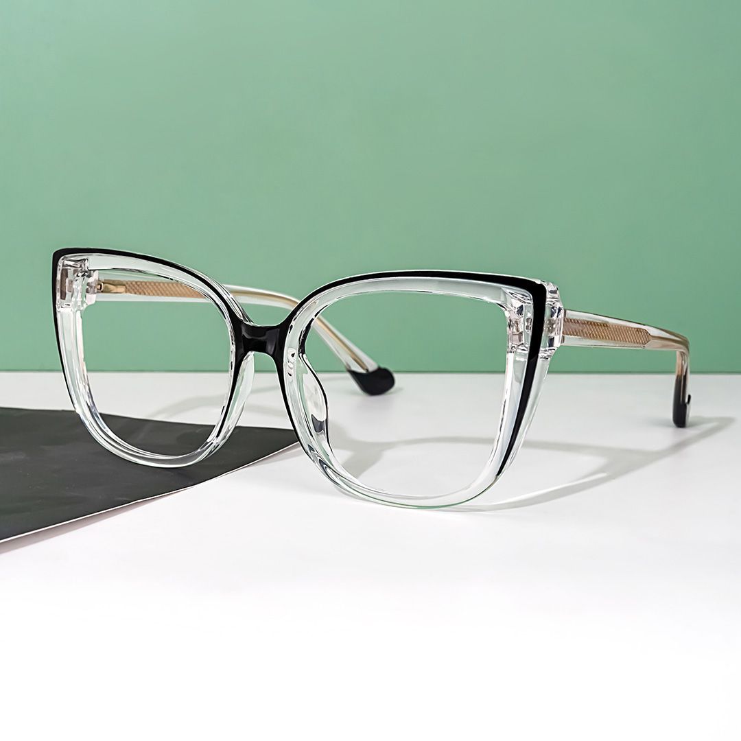 Fenn Cateye Clear Glasses4