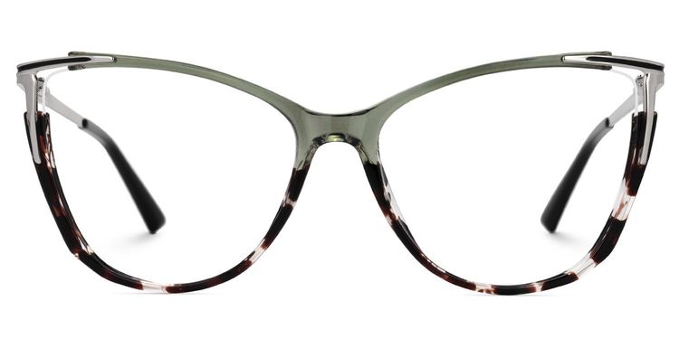 Yomary Two-Tone Cat eye Glasses