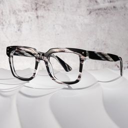 Liizbeett Square Brown Glasses0