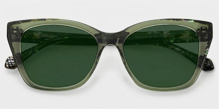 Maple Green Butterfly Glasses