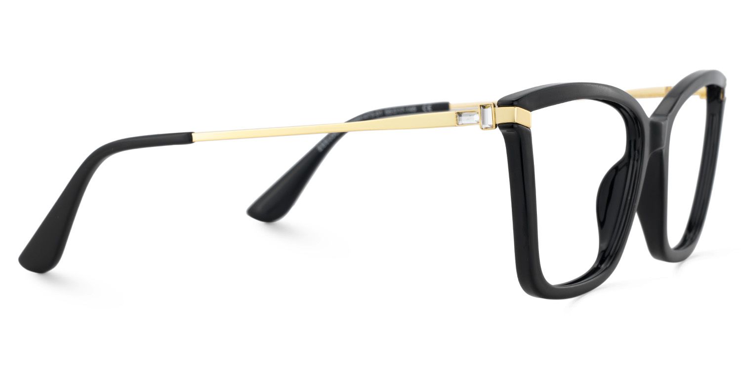 Stephens Cateye with Black Glasses Oversized Frames | ZEELOOL UK4