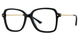 Monica Square Black Glasses1