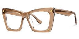 Goolsby Rectangle Beige Glasses1