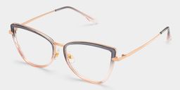 Sloane Cat-Eye Two-tone Glasses2