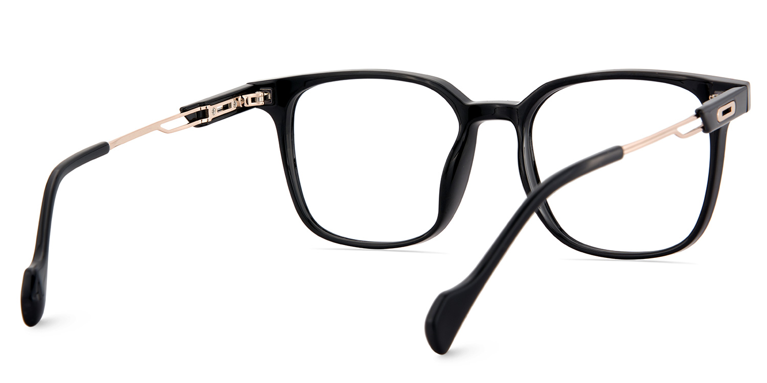 Chloe Black Square Prescription Glasses | ZEELOOL UK5