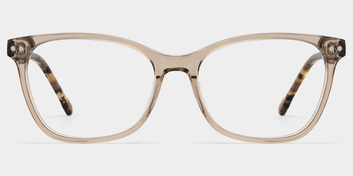 Marigold rectangle brown glasses Online | ZEELOOL0