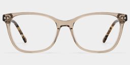 Marigold Rectangle Brown Glasses0
