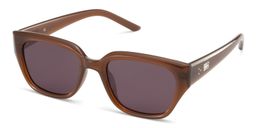 Serene Cat Eye Brown Clear Polarized Sunglasses2