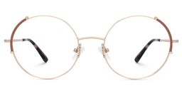 Rindy Round Brown Glasses0