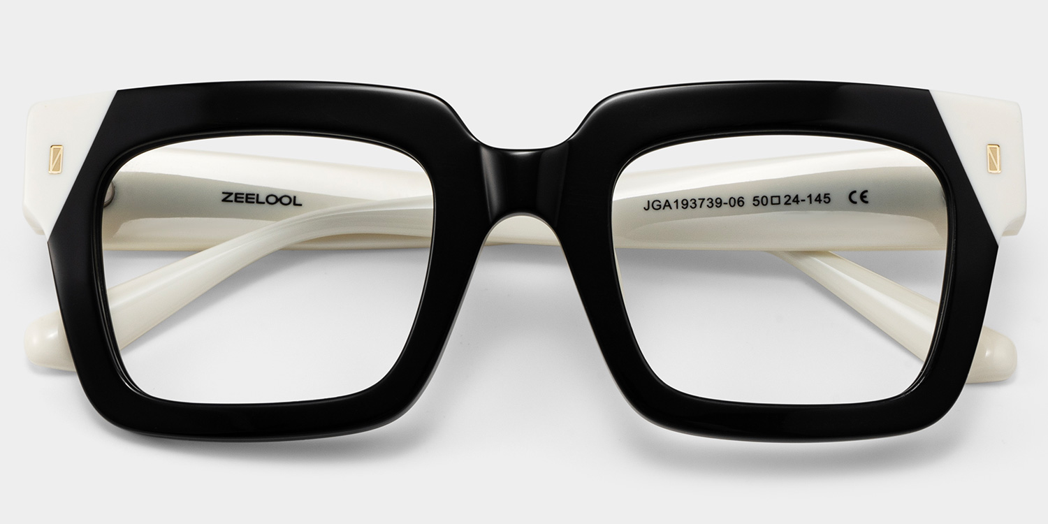 Sarah wide square glasses Online | ZEELOOL2