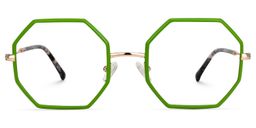 Griffith Geometric Green Glasses0