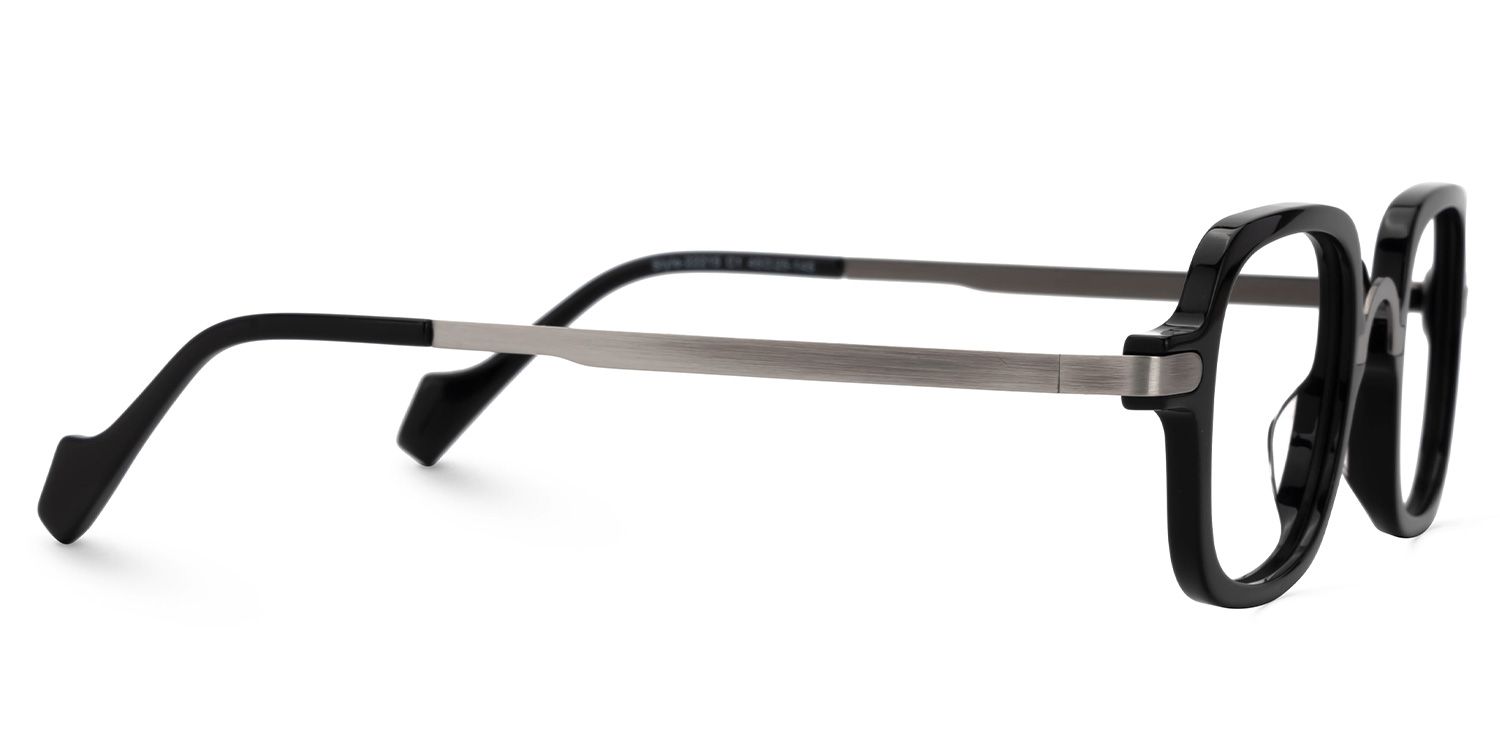 Fonrose Square Mixed-Materials Full-Frame Eyeglasses | ZEELOOL UK2