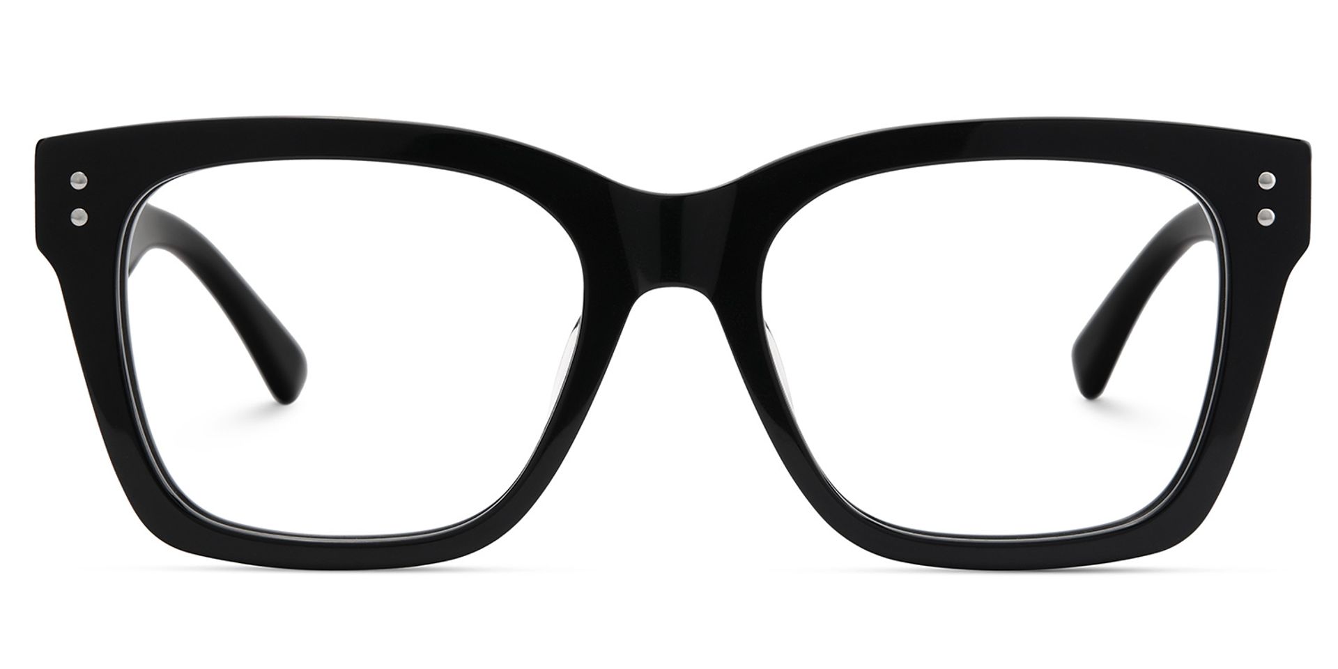 Gaydeh Black Glasses With Rectangle Shape | ZEELOOL UK1
