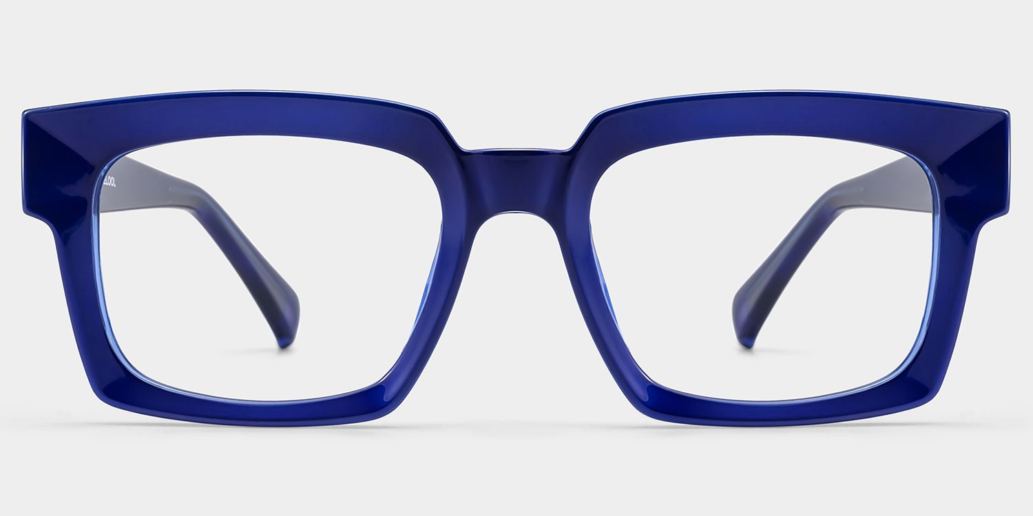 Amadeo blue full rim rectangle eyeglasses Online | ZEELOOL1