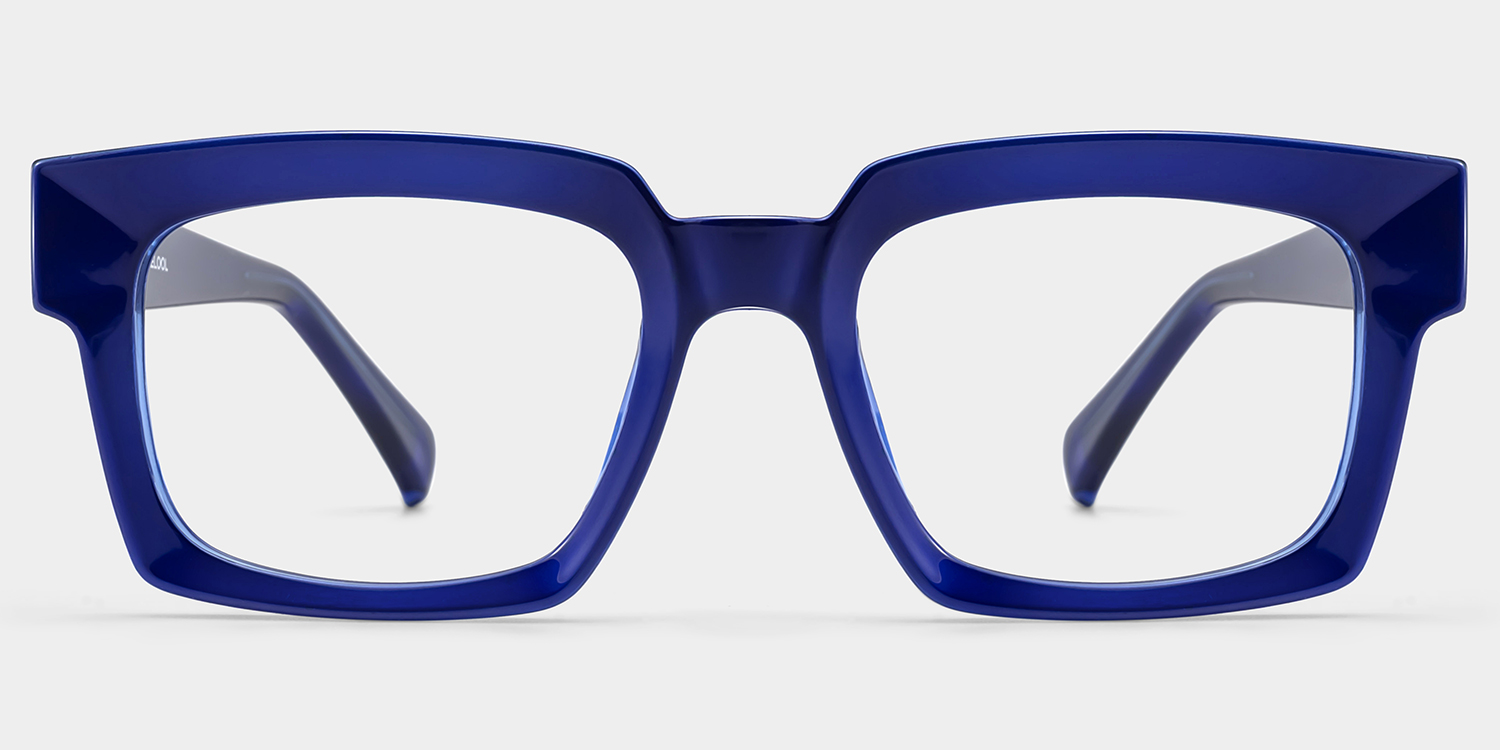 Amadeo Rectangle Blue Glasses1