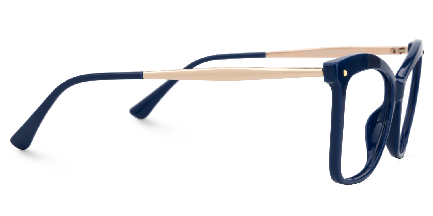 Isaebella Butterfly Blue Frame Glasses | ZEELOOL UK2
