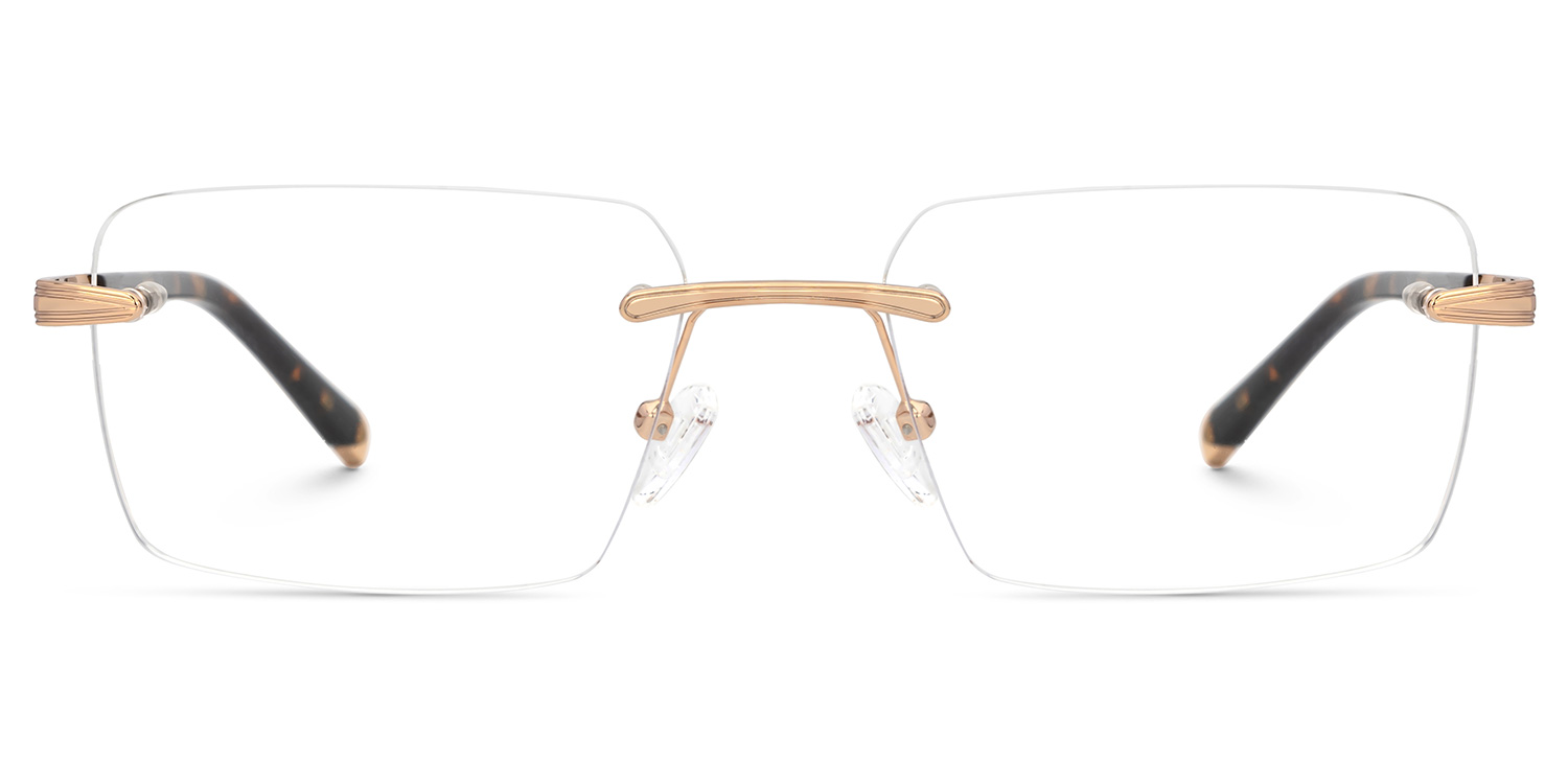 Savitrie Rectangle Tortoise Glasses