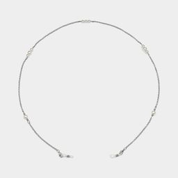 Stylish Pearl Silver Eyeglasses Chains1