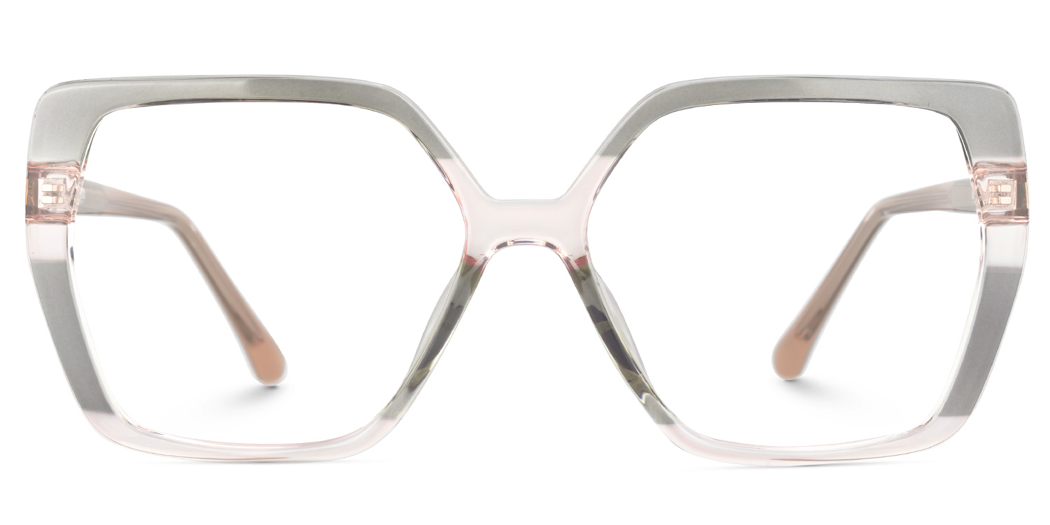 Square Jeneive Gray Glasses deals -Zeelool Glasses0