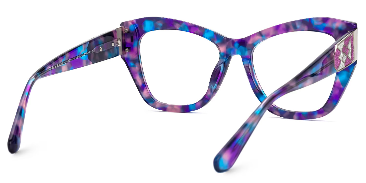 Rachelle Butterfly Purple Glasses3