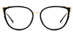 Estrada Cateye Black Glasses0