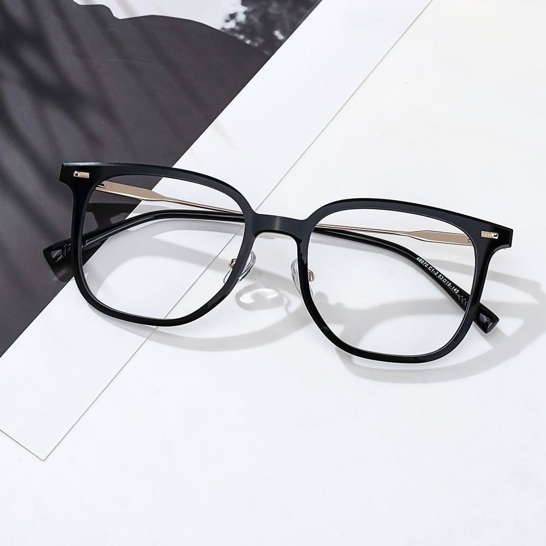 Abudy Square Black Glasses0