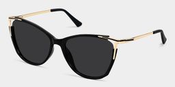 Yomary Black Cat eye Sunglasses2