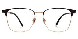 Boykai Browline Gold Glasses0