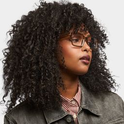 Grover Beige Rectangle Glasses1