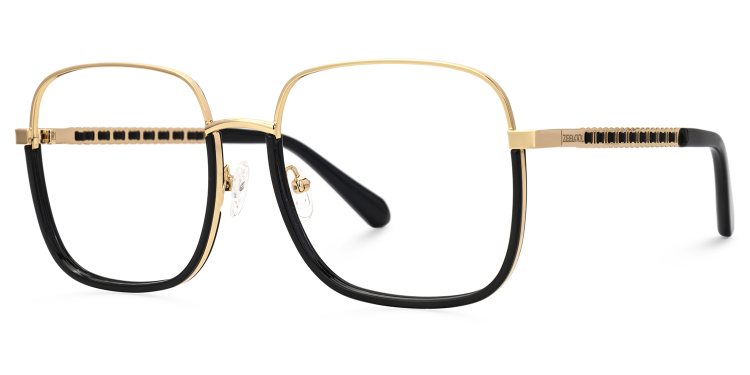 Perfecta Big Square Prescription Glasses | ZEELOOL UK1