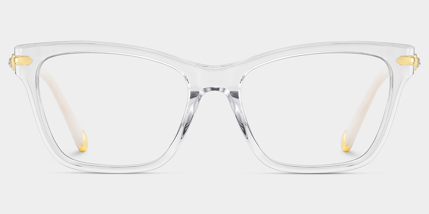 Amelia Cat eye Crystal Glasses1