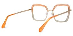 Cordaro Square Orange Glasses3