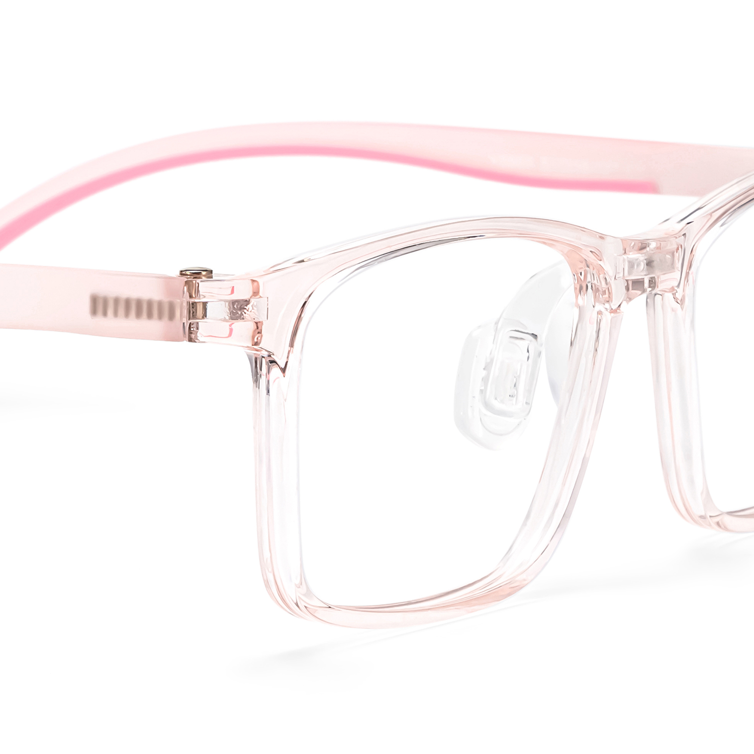 Sunny Rectangle Pink Glasses4
