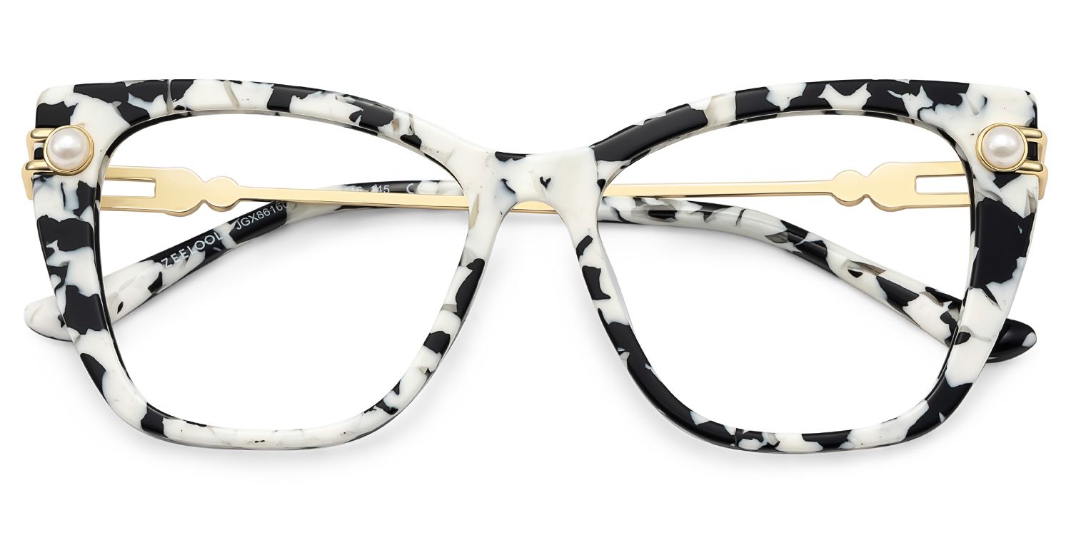 Victor Eyeglasses in Cat eye Cow Frame | ZEELOOL UK2