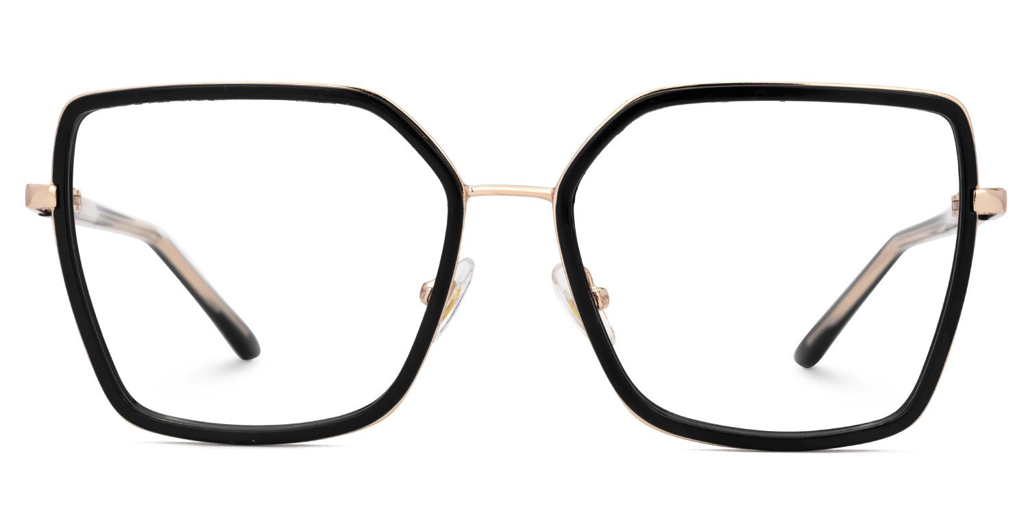 Black Square Frame Glasses - Jill on Sale | ZEELOOL UK0