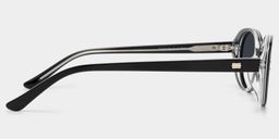 Lennon Black Oval Glasses3