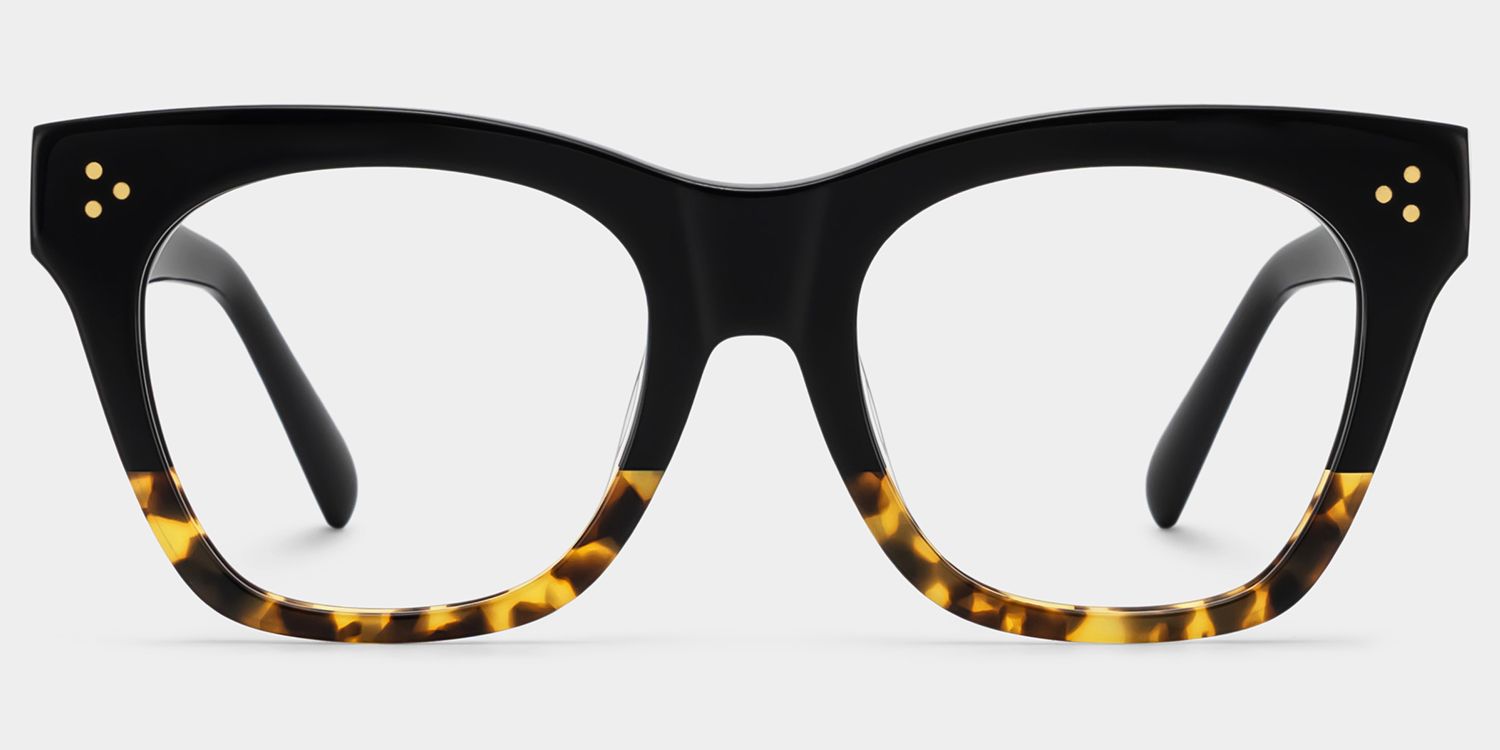 Tandy Rectangle Tortoise Frame Glasses | Zeelool0