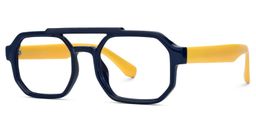 Salem Aviator Blue Glasses2